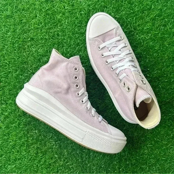 Converse Chuck Taylor All Star Move Hi Pale Amethyst - Picture 7 of 8